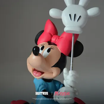 1GB 14cm DIsney Minnie mouse foto klipu rotājumu modelis cute karikatūra lelle kancelejas preces rotājumu kolekcija