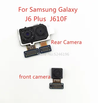1gb Atpakaļ big Galvenais Atpakaļskata Kamera priekšējā kamera Modulis Flex Kabelis Samsung Galaxy J6 Plus J6+ J610 J610F SM-J610F/DS Aizstāt Daļu
