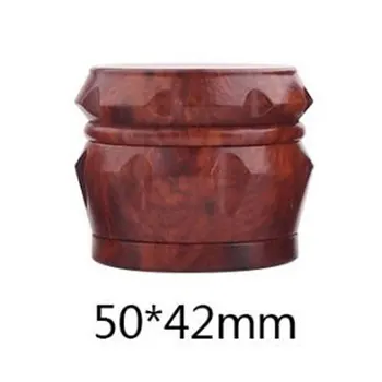 1GB Augstas Kvalitātes Sarkanā Koka Zāļu Herb Garšvielu Dzirnaviņas, Piederumi Nezāļu Dzirnaviņas, 4 Slāņi
