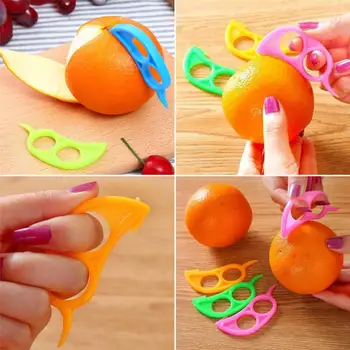 1gb Divu Pirkstu Tips Atvērt Apelsīna Mizas Virtuves Rīki Parer Apelsīnu Ērtu Un Drošu Izlases Krāsu Virtuves Piederumi Karstā Pārdošanas