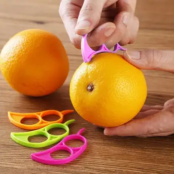 1gb Divu Pirkstu Tips Atvērt Apelsīna Mizas Virtuves Rīki Parer Apelsīnu Ērtu Un Drošu Izlases Krāsu Virtuves Piederumi Karstā Pārdošanas