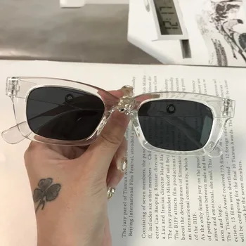 1gb Jaunas Unisex Taisnstūra Vintage, Saulesbrilles Ir 2021. Modes Dizaina Retro Saules Brilles Sieviešu Dāma Briļļu Cat Eye Gadījuma Aizsargbrilles