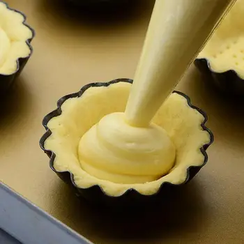 1gb Mini Oglekļa Tērauda Pīrāgu Pannas Tartlet Non-stick Atkārtoti Olu Pīrāgu, Kūku Cepšanas Veidnē Muffin Kausa Virtuves Piederumiem Jaunu