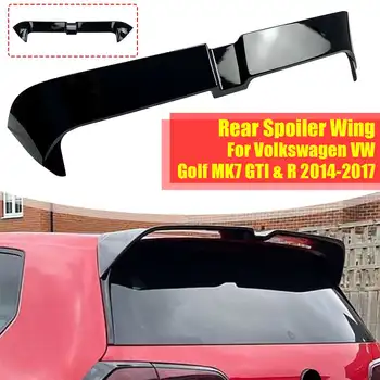 1GB Spoilers Gloss Black Dekoratīvā Modelis Aizmugurējais Spārns Par Volkswagen VW Golf MK7 GTI & R 2016 2017
