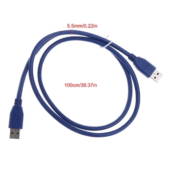1M Zilā Hi-Speed USB 3.0 Tipa Vīrietis, Lai Vīrietis Pieslēgvietas Adapteris pagarinātāja Vads Dropship