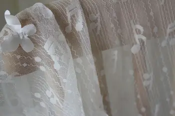 1meter 3Dl tauriņš auduma Mūzikas ņemiet vērā, mežģīnes auduma DIY kāzu kleitu piederumi