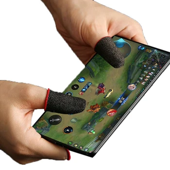 1pair Mobilās Spēles Pirkstu Cimdi Spēlētājs Sweatproof Anti-slip Touch Screen Pirkstu Uzmava Elpojošs Spēļu Pirkstu Vāciņu