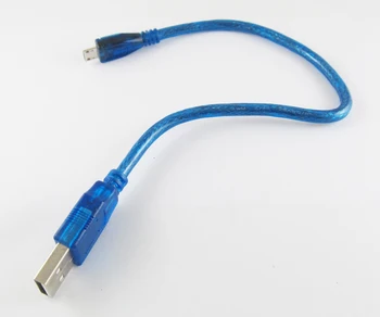 1pc 30cm/1ft USB 2.0, A Tipa Vīrietis, lai Mikro B 5pin Vīriešu Konvertēt DATU Kabelis, Universāls