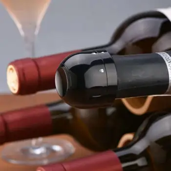 1Pc ABS sarkanvīna, Šampanieša Pudele Cap Aizbāzni Vakuuma Sealer Vīna Aizbāzni Vakuuma Saglabā Svaigumu Vīna Plug Bārs Rīki