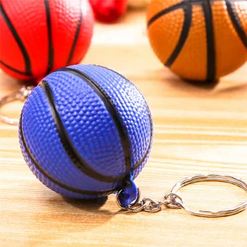 1Pc Basketbola Šūnu Taustiņu Konfekte Keychain Auto Atslēgu Ķēdes gredzenu dice Mazo Auto Kārtu Auto Keyring Atslēgu Turētājs Sveķu Atslēgu piekariņi Dāvanu