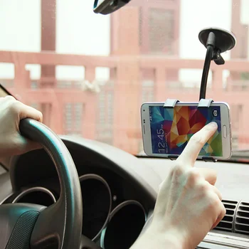 1PC Melna Universal 360 Grādu Auto Turētājs Priekš IPhone GPS Auto Gaisa Ventilācijas Mobilo Šūpuļa Tālrunis Mount Statīva Turētāju Automašīnas Interjers