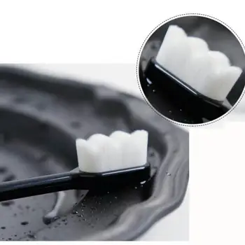 1PC Super Mīkstu zobu Suka Ar Miljoni Mīkstu Matu Balināšanas Pieaugušajiem Mutes dobuma Kopšanas Portatīvo Ceļojumu zobu Suka Ar Kasti Unisex Dropship