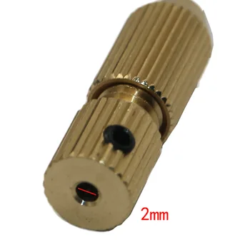 2.0 mm, Misiņš elektromotora Vārpstas Stiprināšanas Skavas Čaks Mini Mazs, Lai 0.8 mm-1,5 mm Urbis Mikro Urbis Stiprināšanas Skavas Čaks