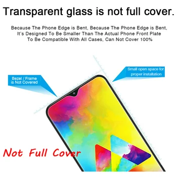 2/1 GAB Screen Protector for Samsung A2 Core Kvantu Aizsargājošu Stikla Samsung Galaxy A30S A40S A50S A70S Skaidrs, Drošības Stikls