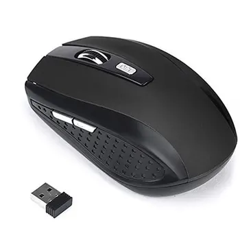 2.4 GHz Bezvadu Spēļu Pele 6 Taustiņi USB Uztvērējs Pro Gamer peles PC Klēpjdators, Desktop Professional Datoru Peles