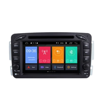 2 Din Android 10 Auto DVD Multimediju Atskaņotāju W203 Mercedes Benz Vito W639 W168 Vaneo Clk W209 W210 M/ML Radio, Audio Navigācijas