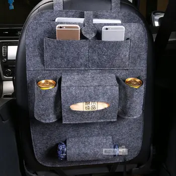 2 GAB. Automobiļu Uzglabāšanas Soma Bērniem, Auto Aizmugurējais Sēdeklis Plānotājs Karājas Uzglabāšanas Soma Audu Rūtiņu iPad Planšetdatoriem
