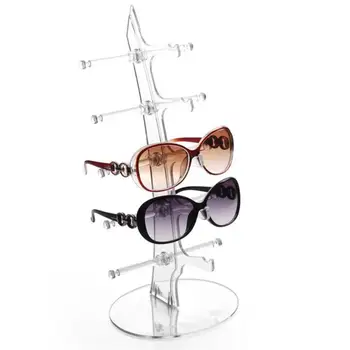 2 Gab. Melna Balta Saulesbrilles Plaukts Turētājs Brillēm Displejs Stāvēt Brilles Organizators