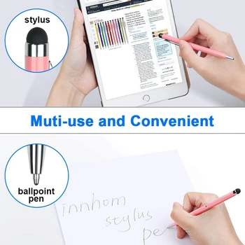 2 in 1 Universal Stylus Pildspalva Ar Lodīšu Pildspalvu Zīmēšanas Tablete Capacitive Touch Ekrāns Pildspalva Android Apple iPad, iPhone, Samsung