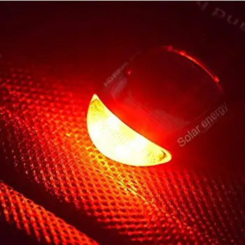 2 LED Sarkans Bike Velosipēdu Saules Enerģiju Uzlādējami Sarkano Asti Aizmugurējās Gaismas MTB Velosipēds Nakts Izjādes Drošības Brīdinājums Mirgo Aizmugurējie Lukturi