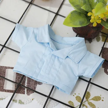 20 cm EKSO lelle kleita krekls ar cieto krāsas blūze Džinsu bikses, leļļu apģērbu, Leļļu aksesuāri