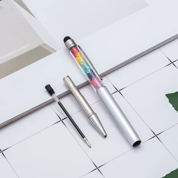 20 Gab Multicolor Ūdens Vafeļu Pildspalvas Lodīšu Pildspalvas Metāla Lodīšu Pildspalvu Radošās Rakstīšanas Pildspalva Mācību Kancelejas Piederumi Vairumtirdzniecība