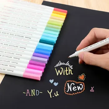 20 Krāsas Premium Akrila Pildspalvas Marķieri, Pildspalvas Krāsas Pildspalvu Rakstīt Uz Akmeņiem, Stikla