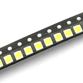 200PCS/DAUDZ Balta Gaismas Diode SMD 1210 LED Super Spilgti 3528 LED 3.5*2.8 mm