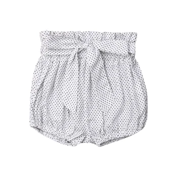 2019 New Baby Toddler Meitenes Zēni Vasaras Gadījuma Šorti Elastīga, Augsta Vidukļa Izšūta Ziedu Drukāt PP Bikses Apģērbs 6M-4Y