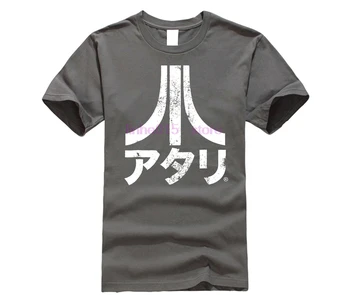 2019 zīmolu vīriešu krekls Atari Japāņu Logo T krekls