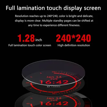 2020. gada E3 Sporta Smart Skatīties Vīrieši IP68 Ūdensnecaurlaidīga ar skārienekrānu Silikona Siksniņa SmartWatch Android, IOS Tālrunis Fitnesa Tracker