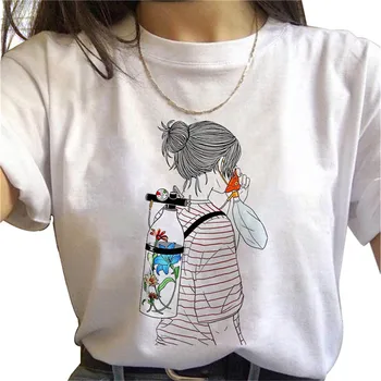 2021 New Hipster T shirt female T Shirt That Girl Said To Me Print Beautiful Girl Print Tshirt Ulzzang Harajuku Ladies T-Shirt