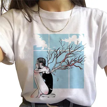 2021 New Hipster T shirt female T Shirt That Girl Said To Me Print Beautiful Girl Print Tshirt Ulzzang Harajuku Ladies T-Shirt
