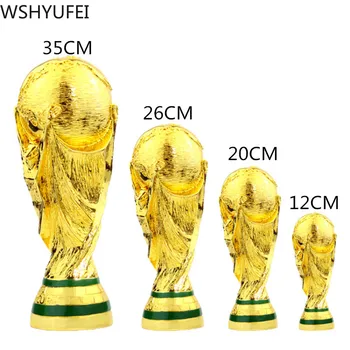 2022. Gadam Eiropas Zelta Sveķu Pasaules Futbola Trofeju Talismans Ģimenes Apdare Futbola Fanu Dāvanu Biroja Apdare