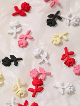 20pcs Vasaras Karstā Stila Nail Art Pasaku Rožu Ziedu Rotas Japāņu trīsdimensiju Nagu Apdare Mini Vienkārša Nagu plāksteris