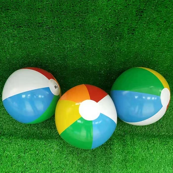 22 cm Piepūšamo Pludmales Bumbu Chidren Baseins Rotaļu Ūdens Spēles Sporta PVC Bumbu Dzimšanas dienas svinības Rotājumi interesantu Dāvanu