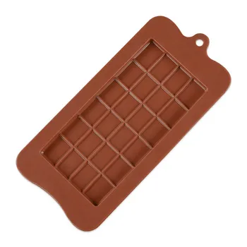 24Cavity Silikona Šokolādes Kūka Pelējuma Bakeware DIY Atkārtoti Veidnes, Konfektes Maker Cukura Pelējuma Joslas Bloku Ledus Renes Kūka Rīks