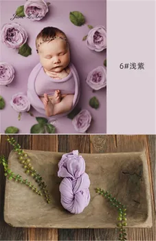 26 krāsu plānas gumijas mīksto viedokļa wrap vasaras bērnu foto jaundzimušo fotogrāfiju aksesuārus 45x160cm