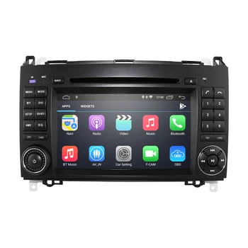 2din DVD Android Auto Radio Multimediju Atskaņotāju Mercedes Benz B200 A B Class W169 W245 Vito Viano W639 Sprinter W906 Navigācijas
