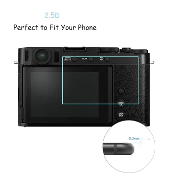 2GAB 2.5 D Rūdīta Stikla Fujifilm X-E4 XE4 Digitālās Kameras Ekrāna Aizsargs Pārklājumu Ūdens izturīgs, Anti-Scratch Stikla Augstas Kvalitātes