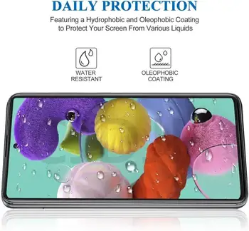 2gab 9H Rūdīta Stikla Samsung Galaxy Note 10 lite Gadījumā Pilnībā Segtu Stikla Mobilo Telefonu Aksesuāri Ekrāna Aizsargs Filmu
