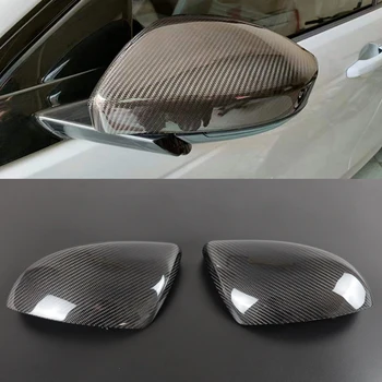 2gab Auto Nekustamā Oglekļa Šķiedras Atpakaļskata Atpakaļskata Spoguļa Vāciņš 1:1 Rezerves Jaguar F-Pace E-pcce X761 fpace epace 2016-2021