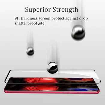 2gab Ekrāna aizsargs, lai Xiaomi Mi 10 10 T Lite 10 Pro 8 9 Se Rūdīta stikla ekrāna aizsargs
