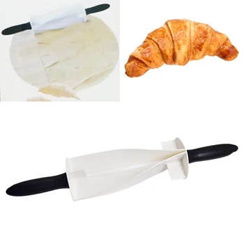 2gab Izturīgas Plastmasas Kruasānu ar Slīdošo Pin Non-Stick Maize DIY Mīklas Rullīti Virtuves Cepšanas Rīku Nelikumīgu Dizains