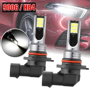 2GAB LED 20000LM/PĀRĪ Mini Auto Lukturu Spuldzes, LED Lukturi, Komplekts 9006 HB4 Auto LED Spuldzes 60W/Spuldzes