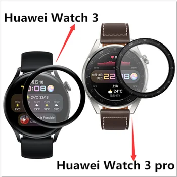 2gab Par Huawei Skatīties 3 Smart Skatīties Aizsardzības Rūdīts Stikls Aizsardzības Filmu Par Huawei Skatīties 3 Soft Pro TPU aizsargplēvēm