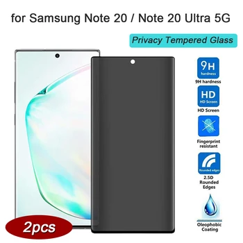 2gab Privātuma Rūdīta Stikla Samsung Galaxy Note 20 Ultra Aizsardzības Stiklu Galaxy Note 20 Ekrāna Aizsargs Plēves stikla 9h