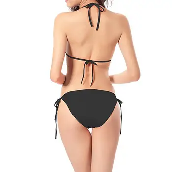 2gab Sexy Sievietes Vasaras Peldkostīmi Bikini Komplekts Krūšturis Tie Pusē Thong Beach Trīsstūris Uzvalks Peldkostīmu peldkostīms Peldēšanas Tērps