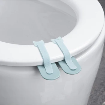 2gab tualetes vāku atlēts piederumi mājsaimniecības snap-on ar atvērtu pārsegu, ne netīrs, notīriet un atkārtoti, vannas istaba piegādes uzņēmums