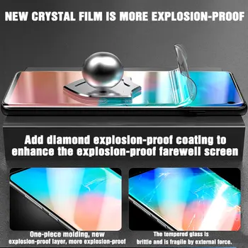 2in 1 Hidrogelu Filmu Par Samsung Galaxy S20 FE S20 S21 Plus Ultra Ekrāna aizsargplēvi Samsung S20fe S21 Ultra Objektīva Stikla